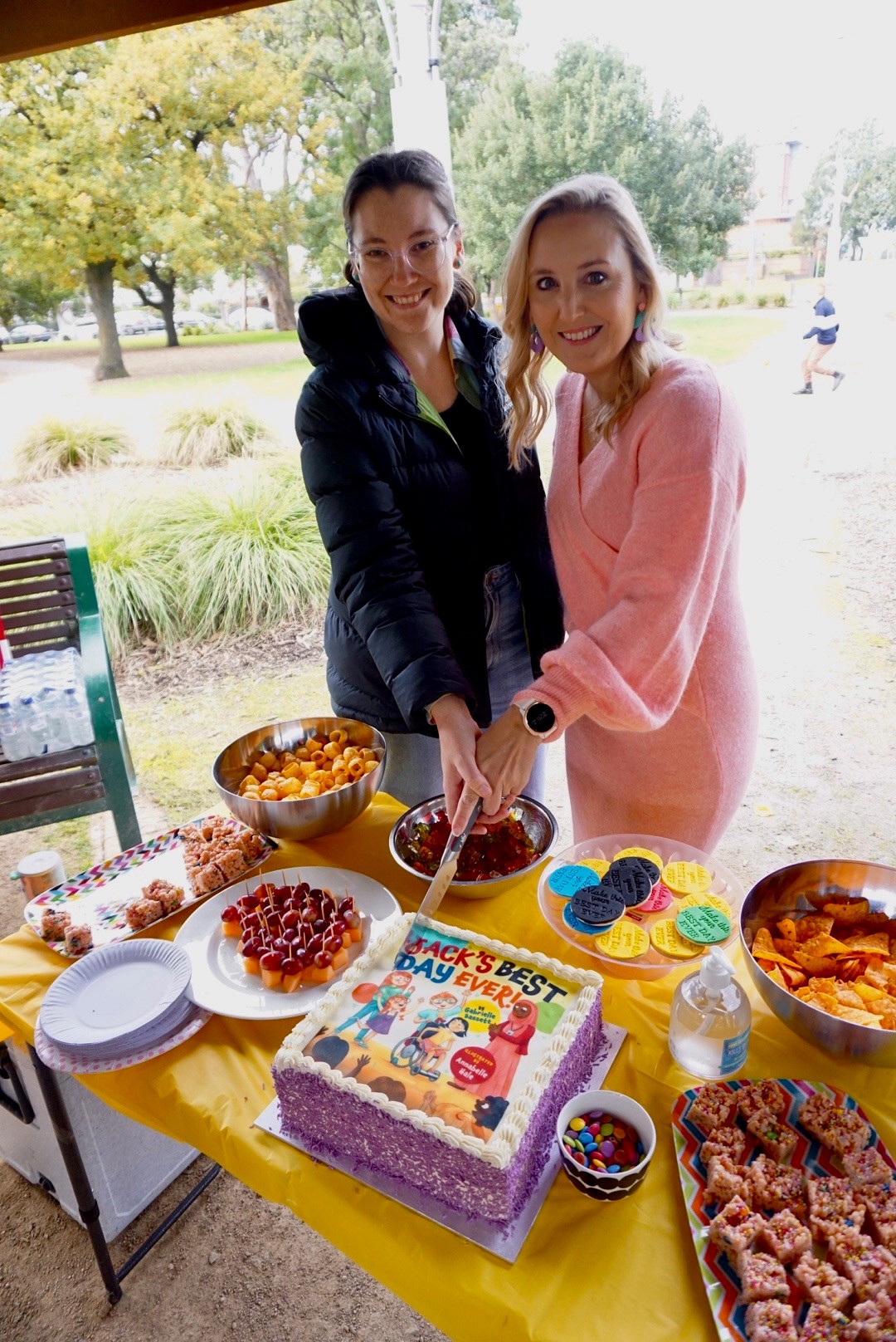 Gabrielle at the launch of Jack's Best Day Ever in April.