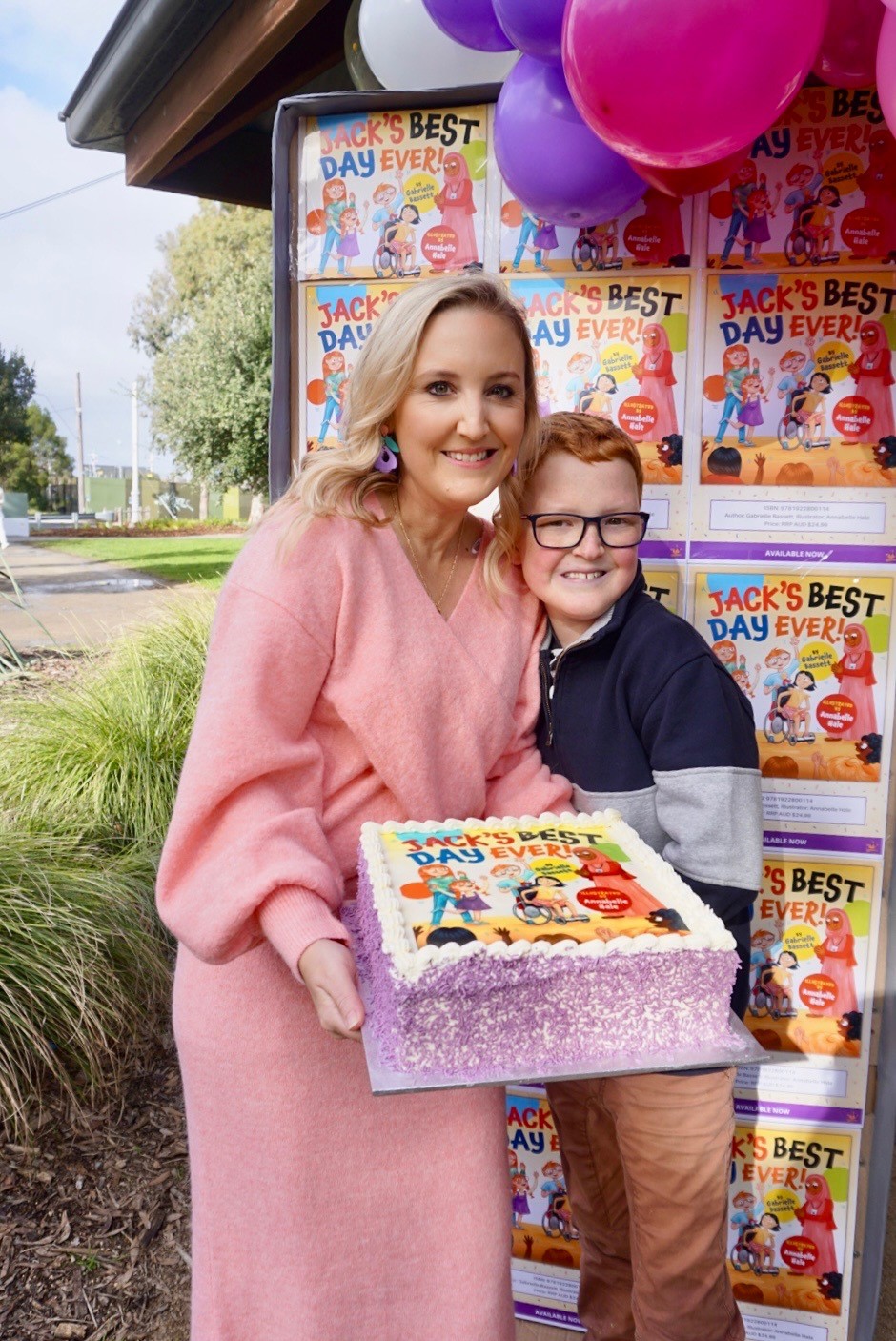 Gabrielle with her son, Jack.